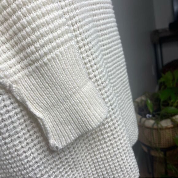 Jack By BB Dakota Loose Knit Cream Sweater Size Large - Picture 2 of 11